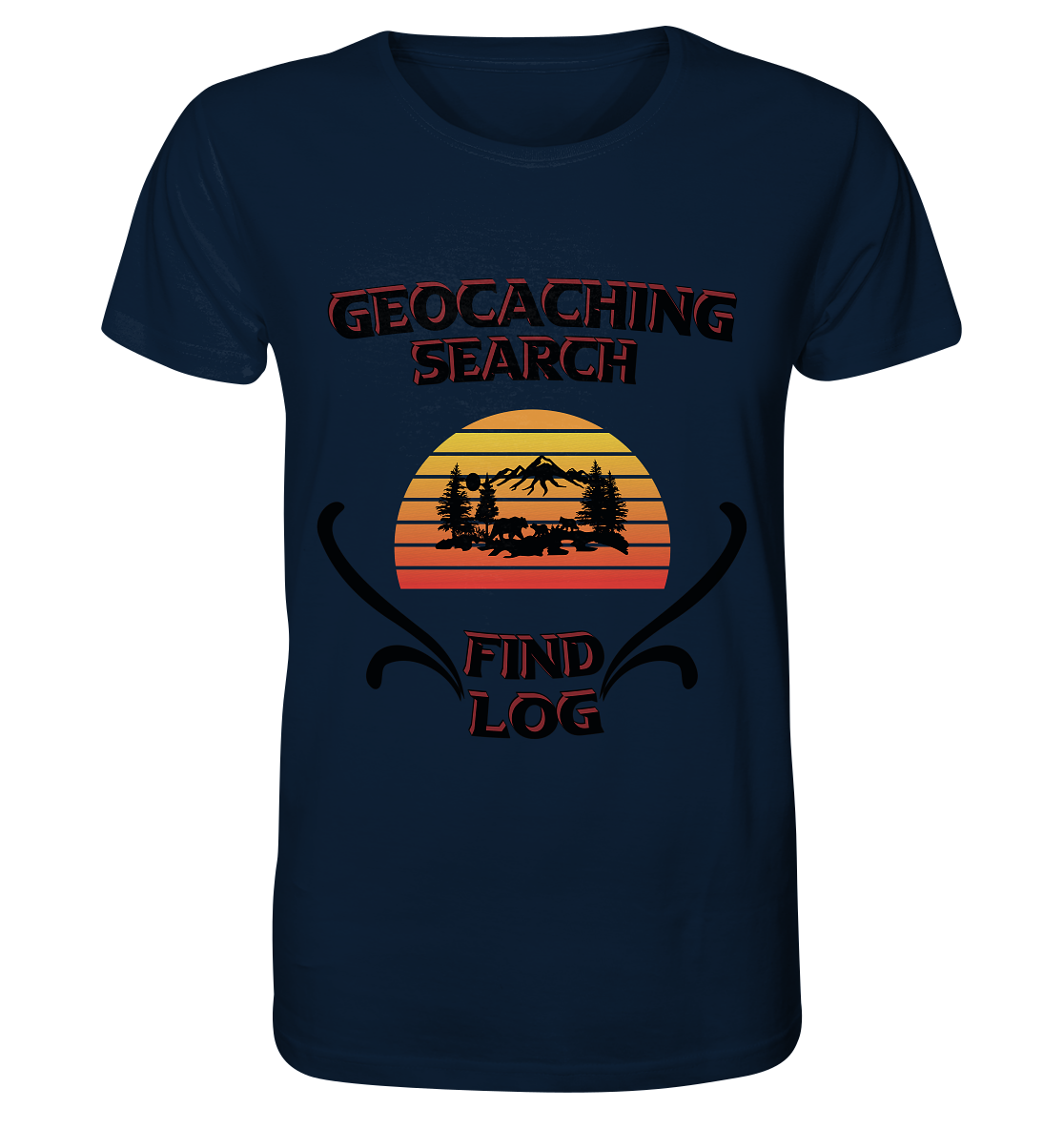 Geocaching, Suchen, Finden und Log, Geocaches - Organic Basic Shirt