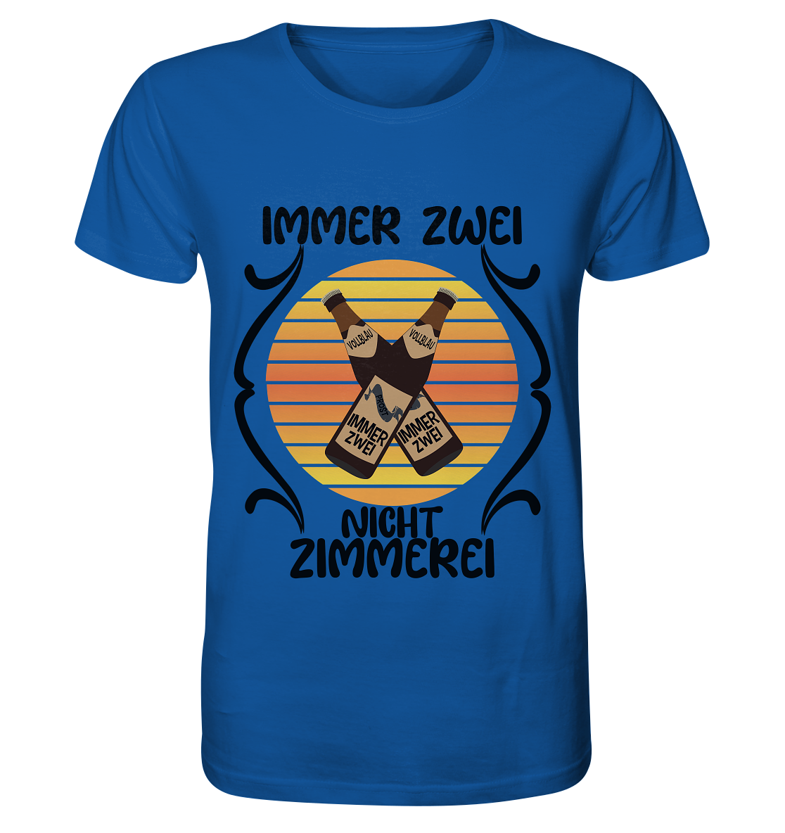 Immer Zwei, Nicht Zimmerei, witziges für den Alltag - Organic Basic Shirt