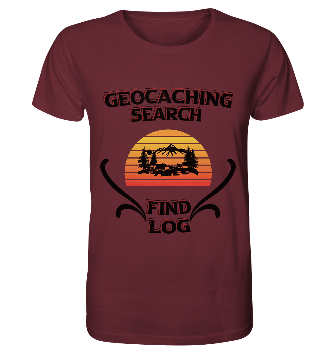 Geocaching, Suchen, Finden und Log, Geocaches - Organic Basic Shirt