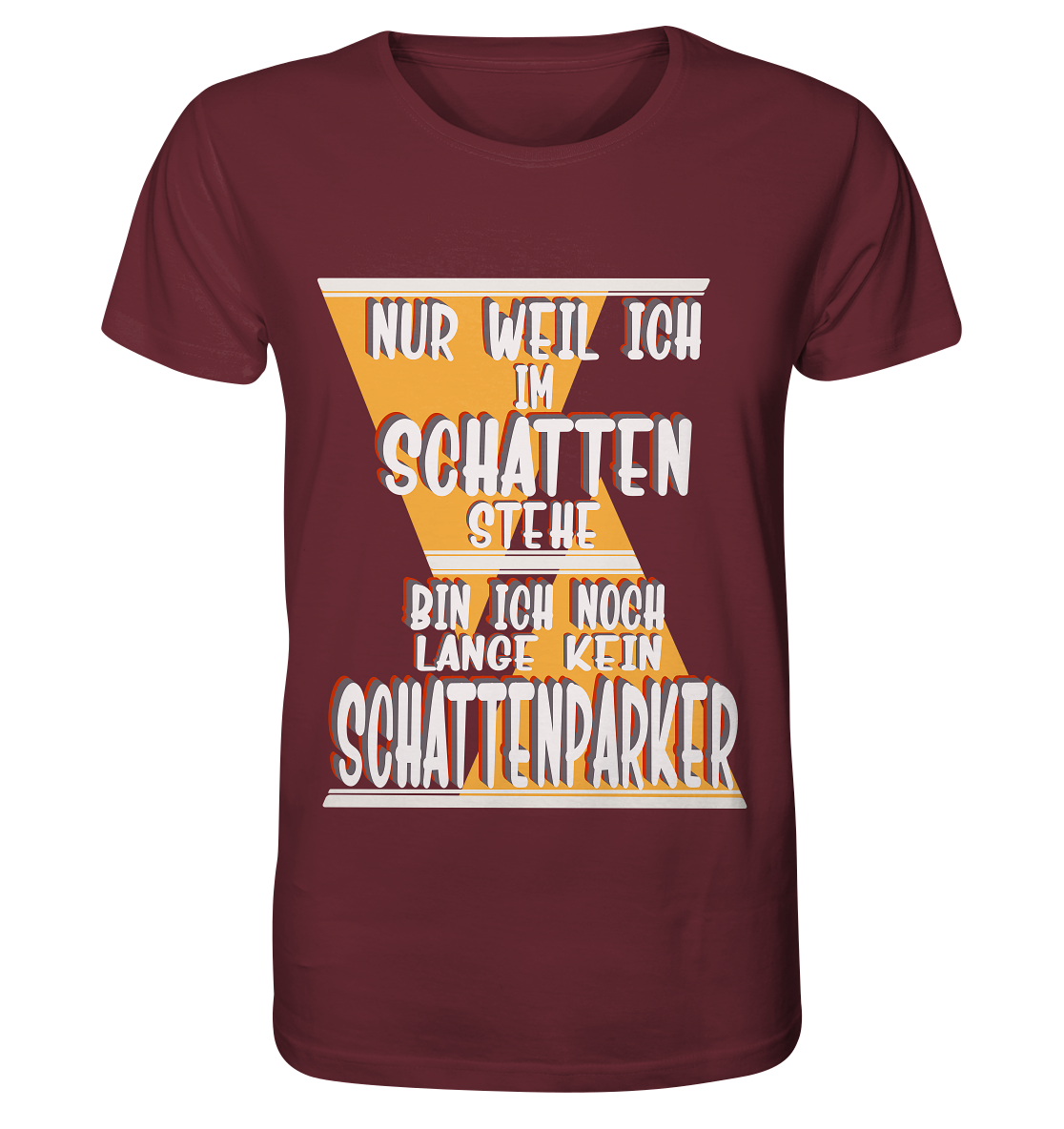 Schattenparker, mein Statement, Helles Design - Organic Basic Shirt