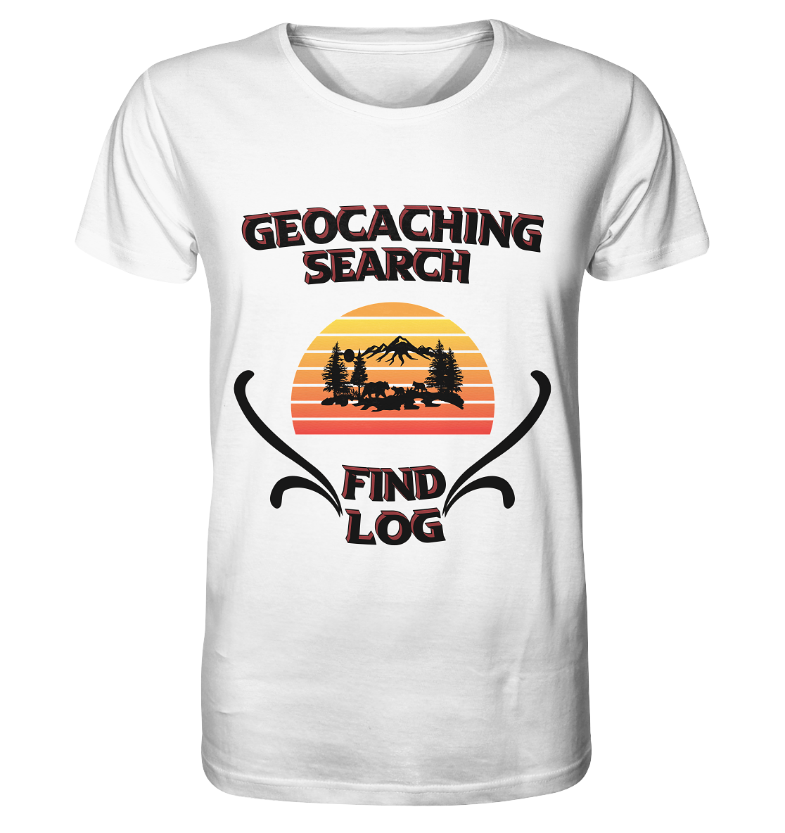 Geocaching, Suchen, Finden und Log, Geocaches - Organic Basic Shirt