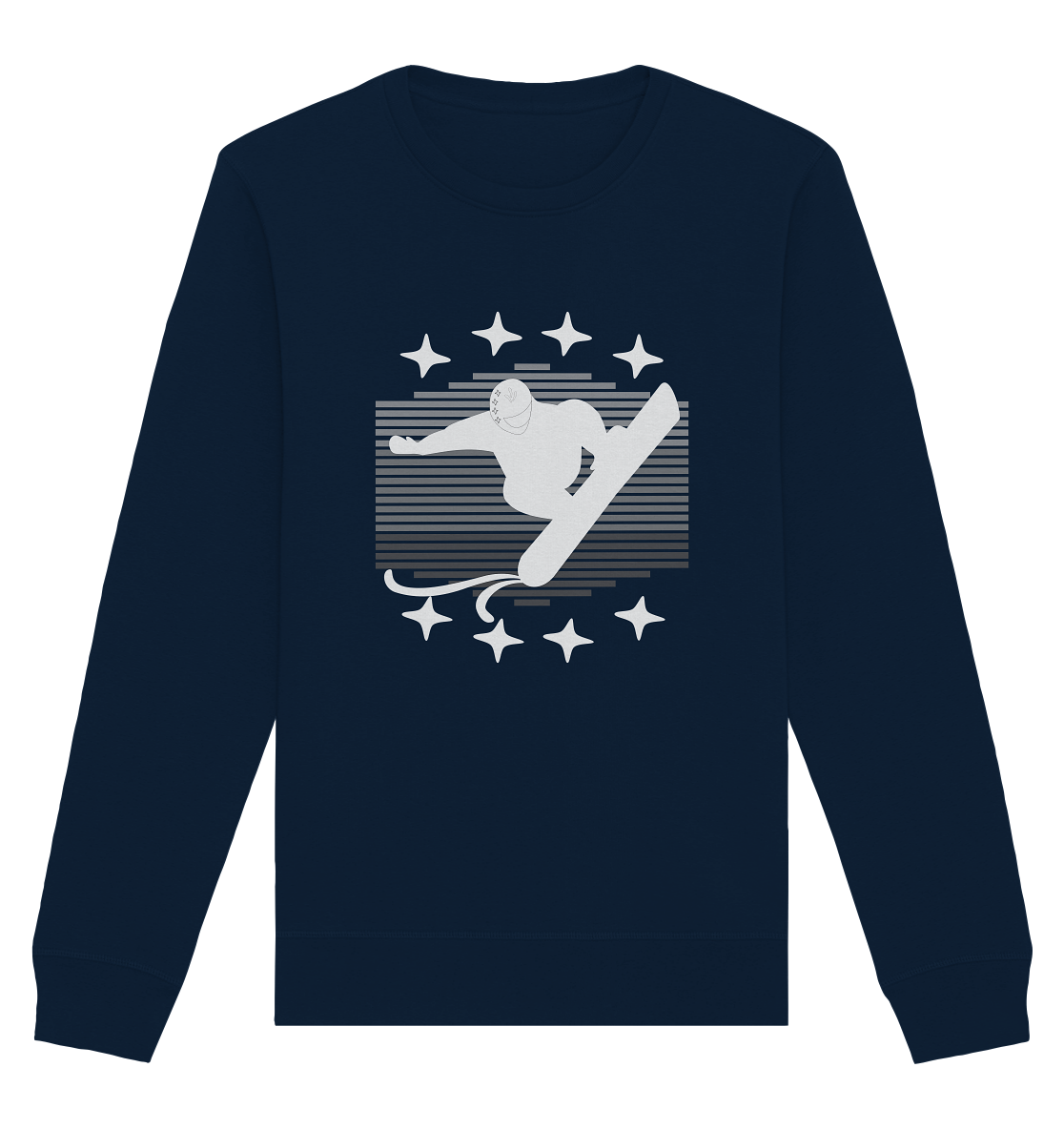 Snowboarder, Apres- Ski, Party danach, Piste - Organic Basic Unisex Sweatshirt