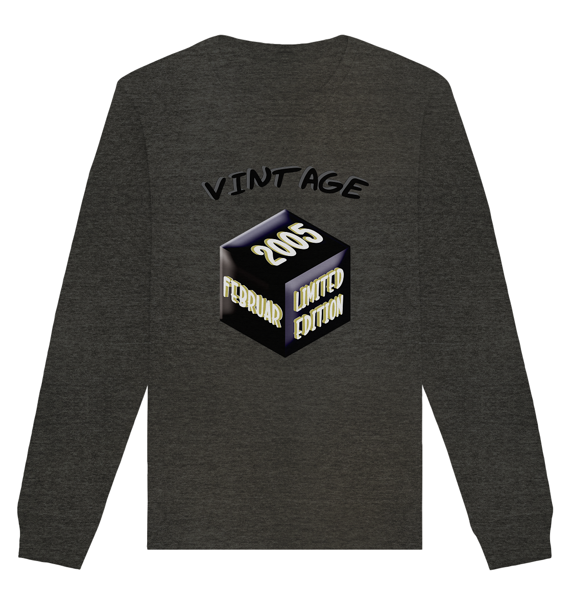 Vintage 2005 FEB Limited Edition, Geschenk zum 18 - Organic Basic Unisex Sweatshirt