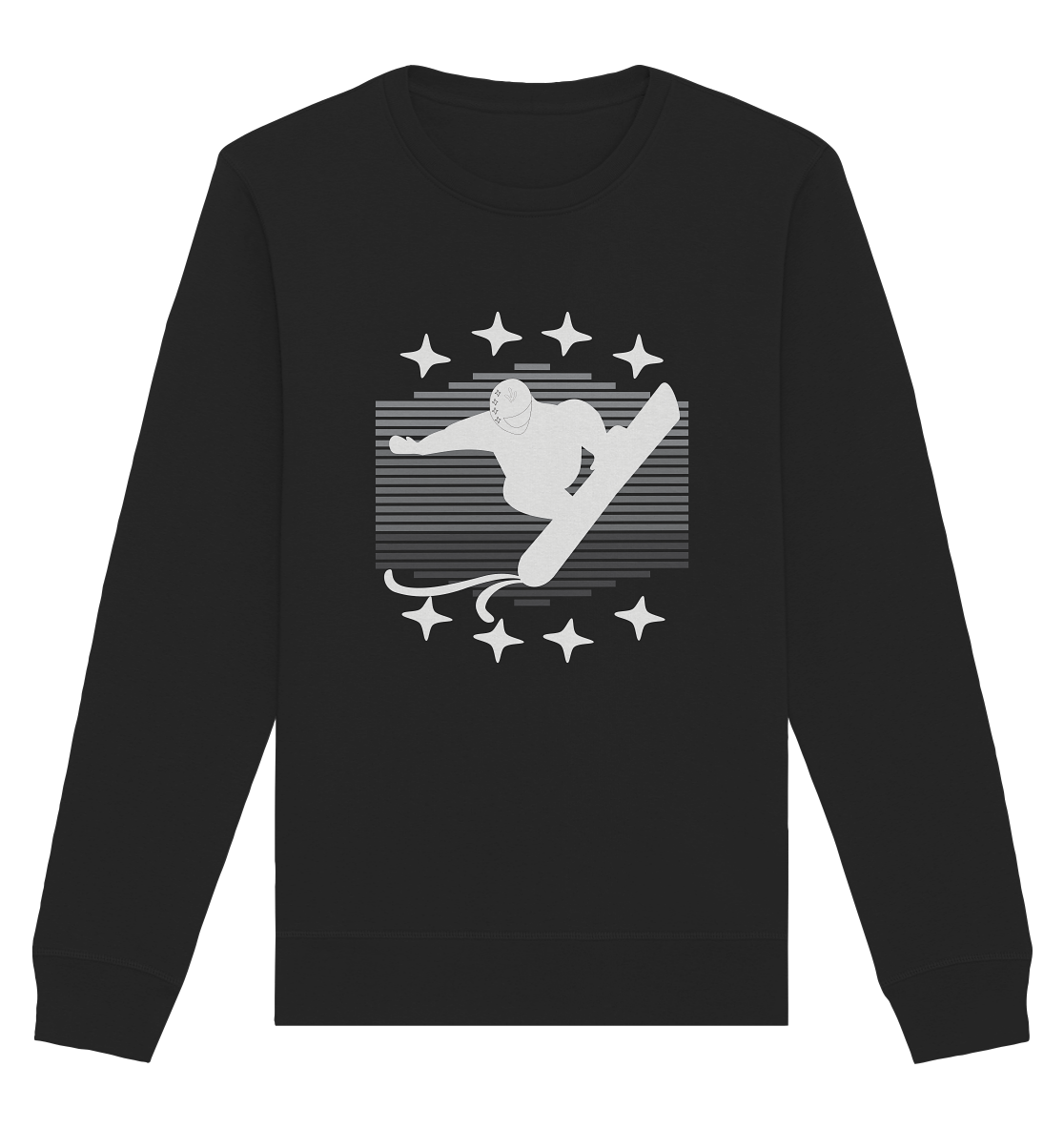 Snowboarder, Apres- Ski, Party danach, Piste - Organic Basic Unisex Sweatshirt