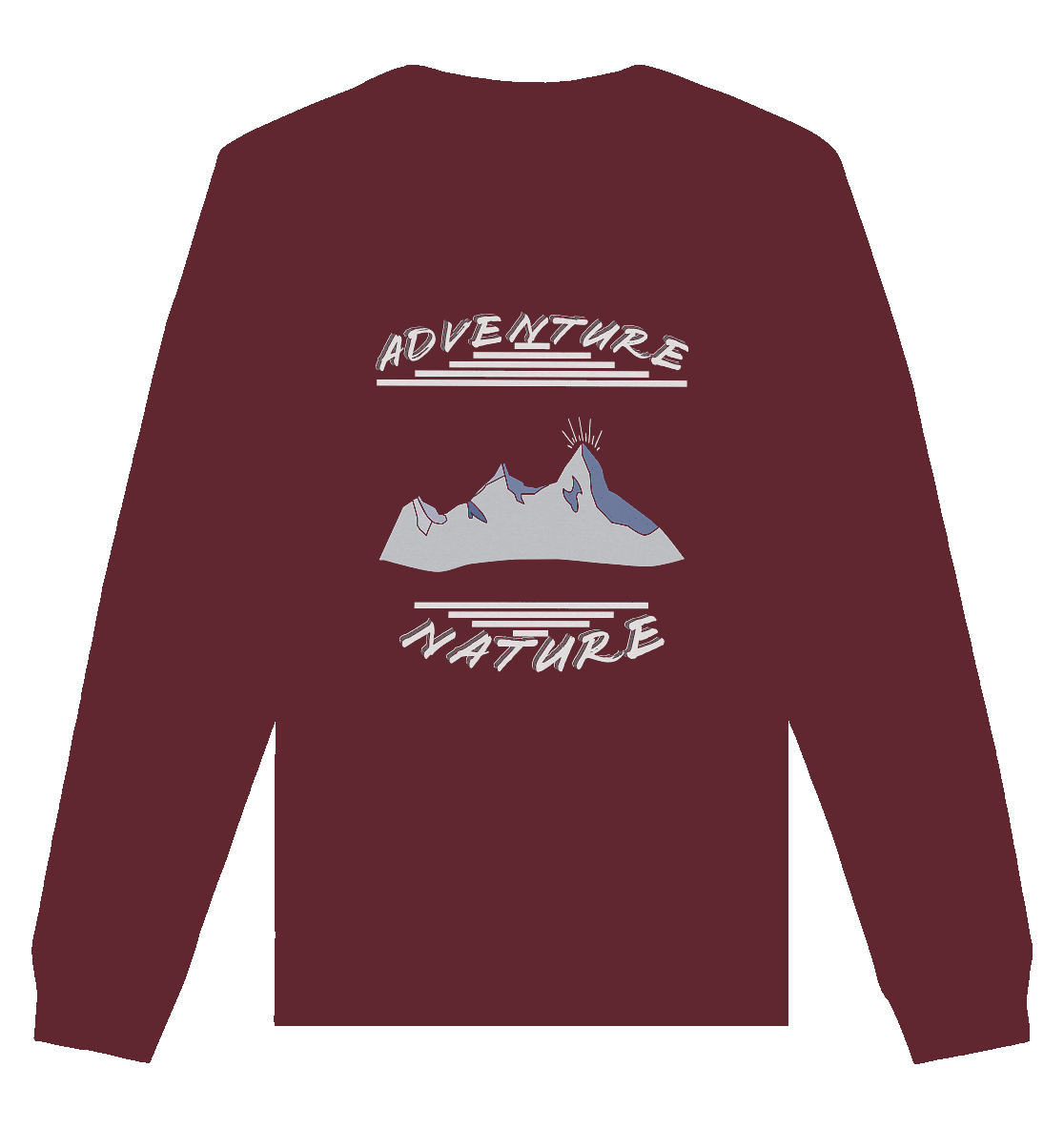 Adventure Nature, Abenteuer Natur, Camping, Geocaching - Organic Basic Unisex Sweatshirt