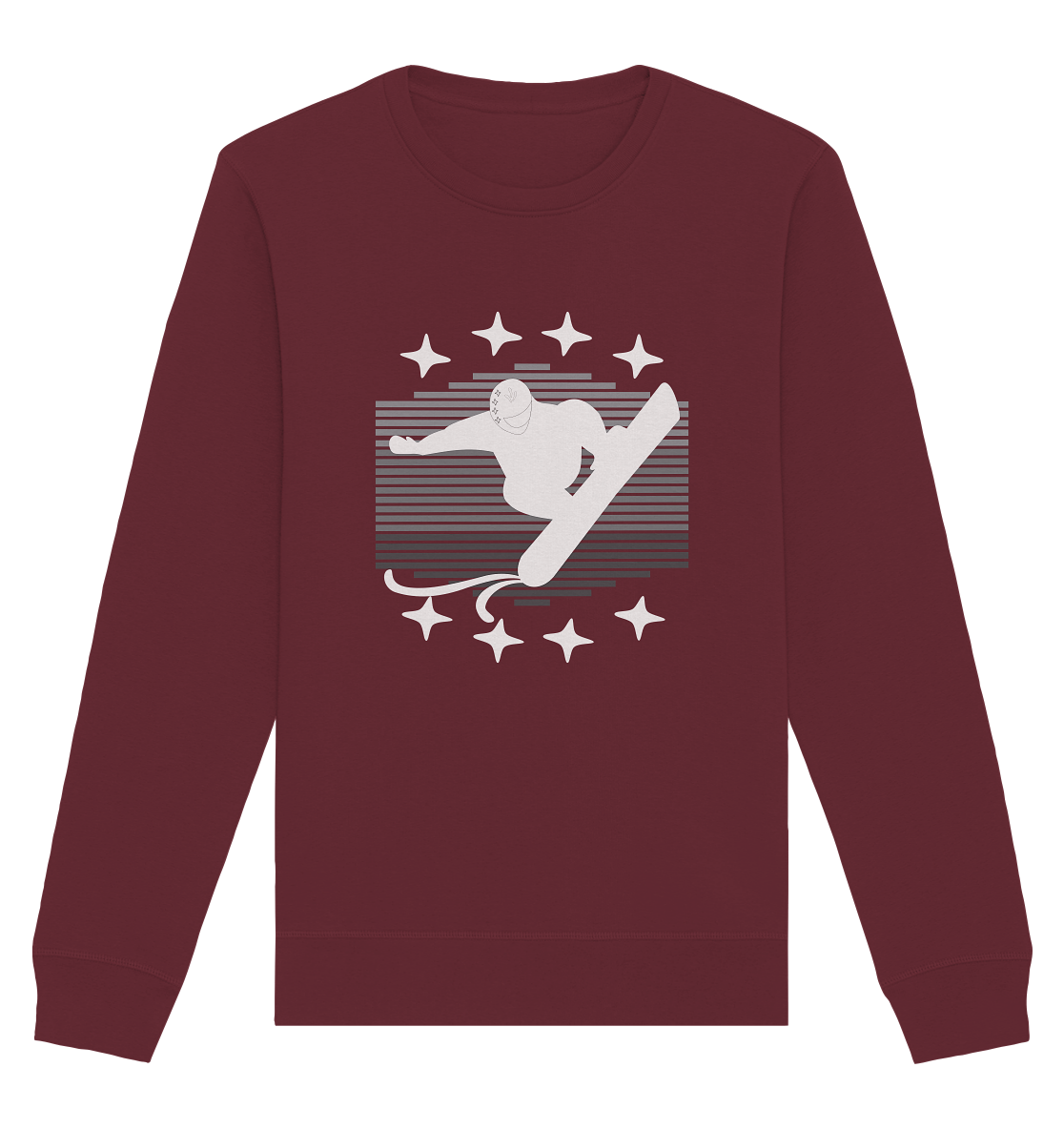 Snowboarder, Apres- Ski, Party danach, Piste - Organic Basic Unisex Sweatshirt