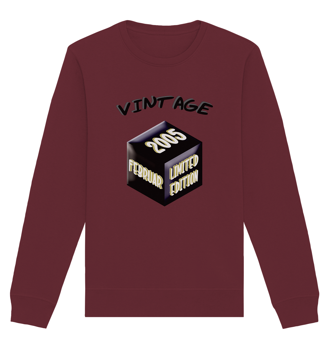 Vintage 2005 FEB Limited Edition, Geschenk zum 18 - Organic Basic Unisex Sweatshirt