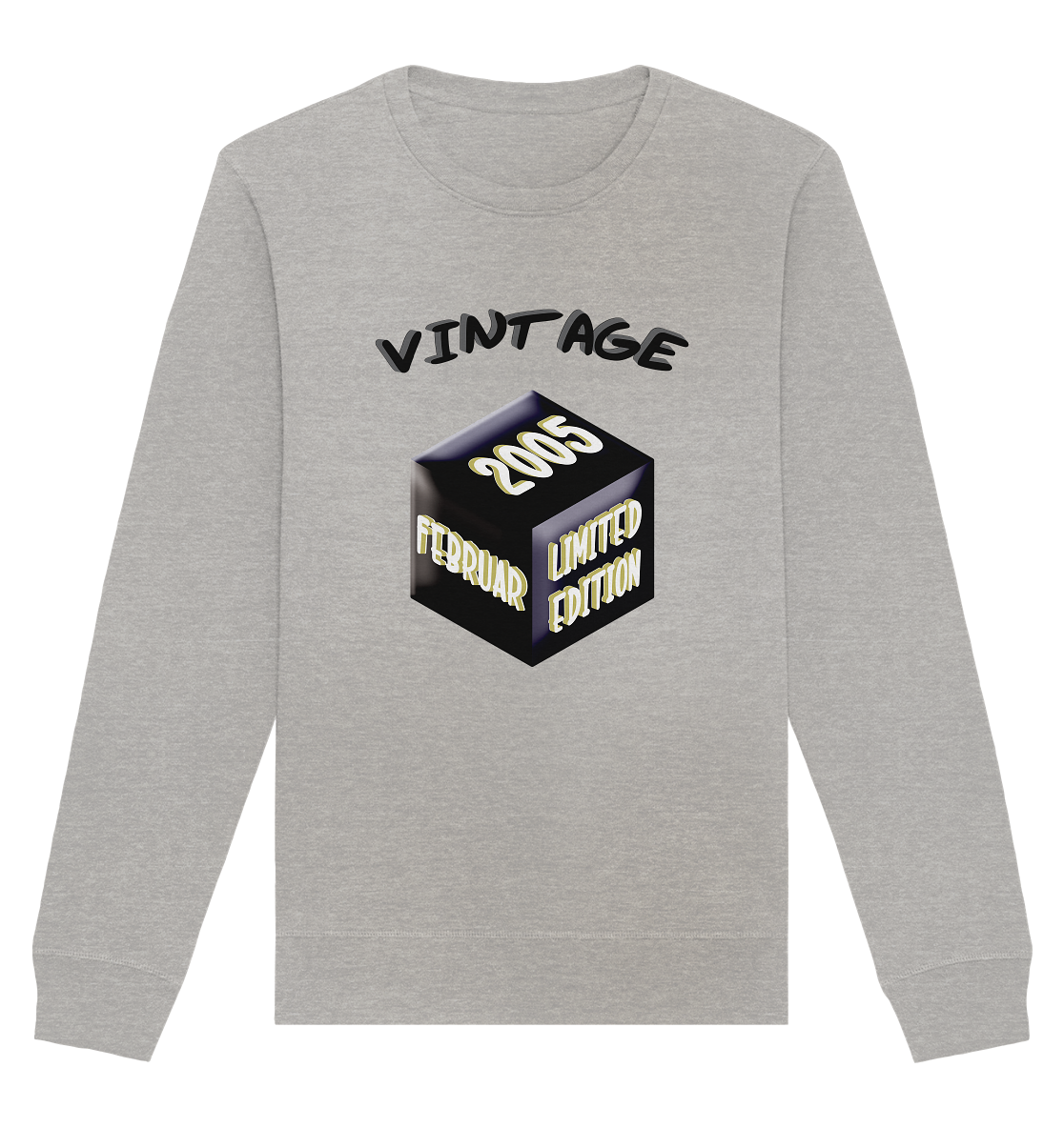 Vintage 2005 FEB Limited Edition, Geschenk zum 18 - Organic Basic Unisex Sweatshirt