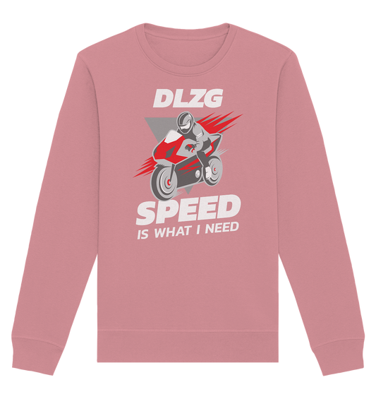 DLzG: Spaß und Action mit Speed Unisex Sweatshirt