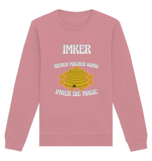 Imker, Bienen, Honig - Eine Magie, Imkerei, Wunder - Organic Basic Unisex Sweatshirt