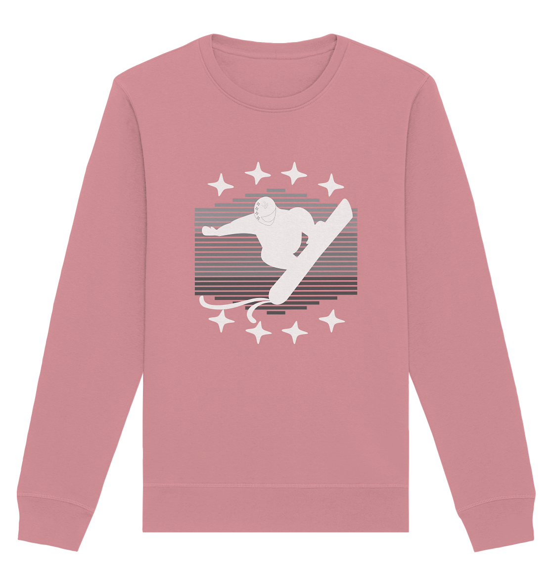 Snowboarder, Apres- Ski, Party danach, Piste - Organic Basic Unisex Sweatshirt