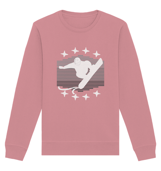 Snowboarder, Apres- Ski, Party danach, Piste - Organic Basic Unisex Sweatshirt