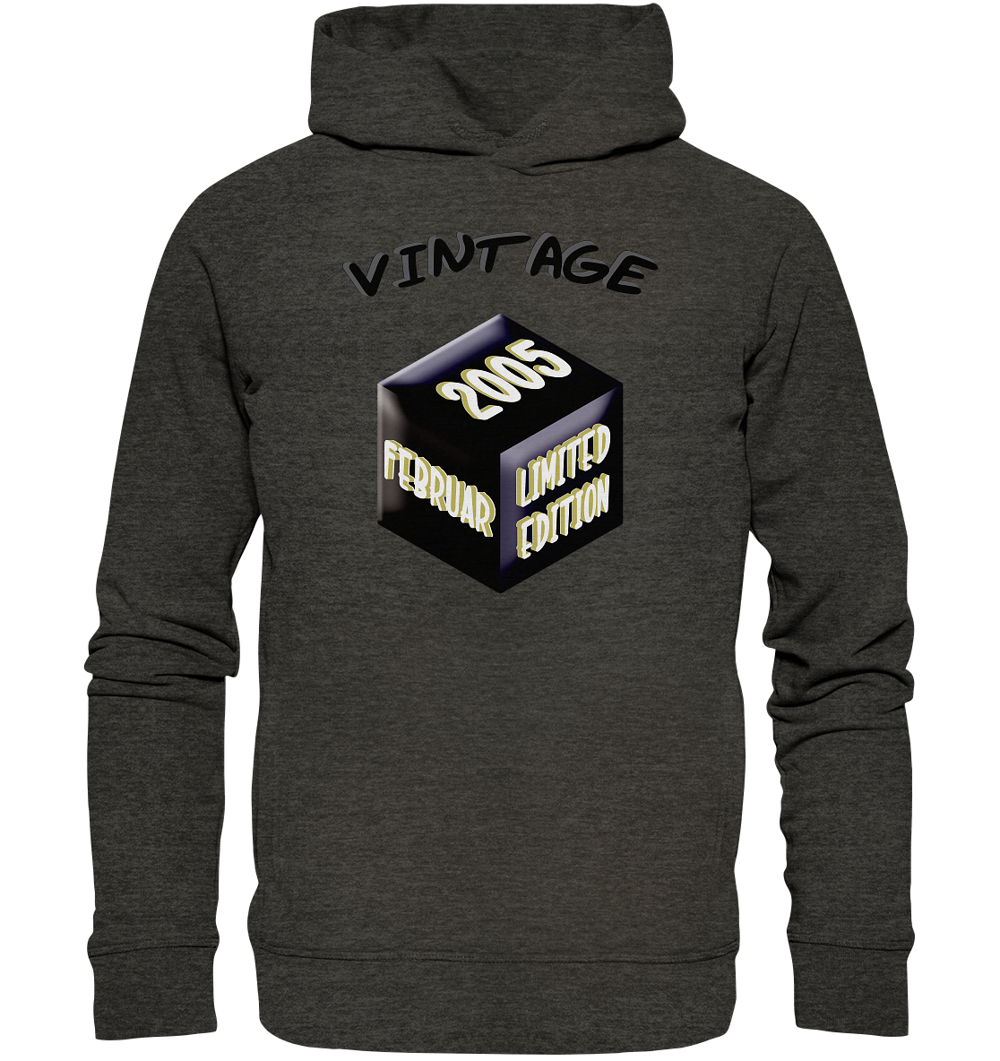 Vintage 2005 FEB Limited Edition, Geschenk zum 18 - Organic Fashion Hoodie