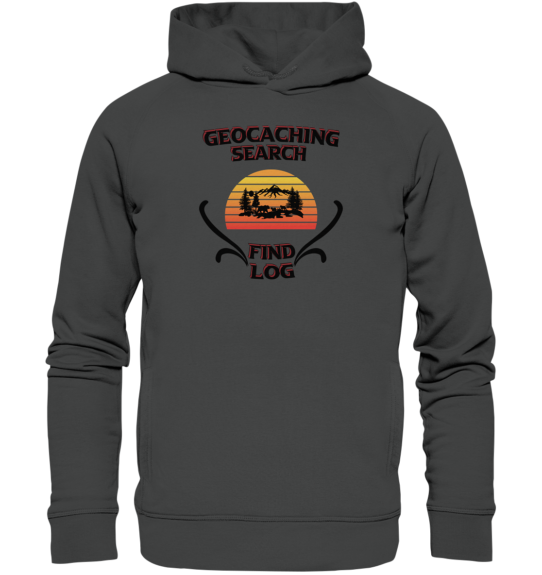 Geocaching, Suchen, Finden und Log, Geocaches - Organic Fashion Hoodie