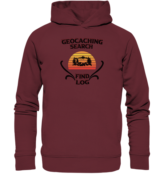 Geocaching, Suchen, Finden und Log, Geocaches - Organic Fashion Hoodie