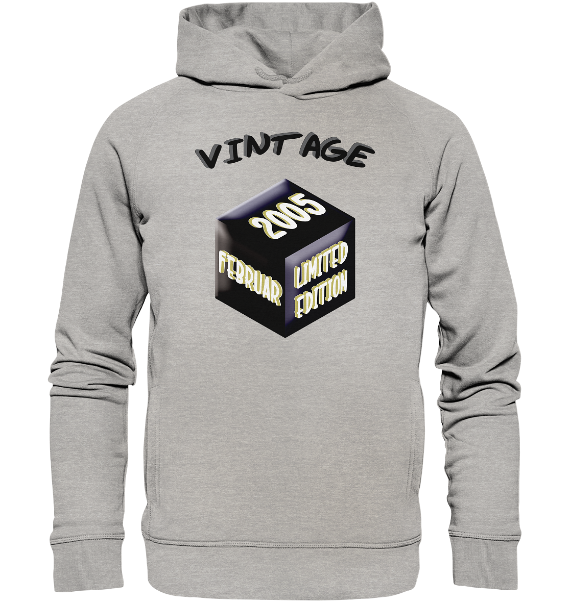 Vintage 2005 FEB Limited Edition, Geschenk zum 18 - Organic Fashion Hoodie