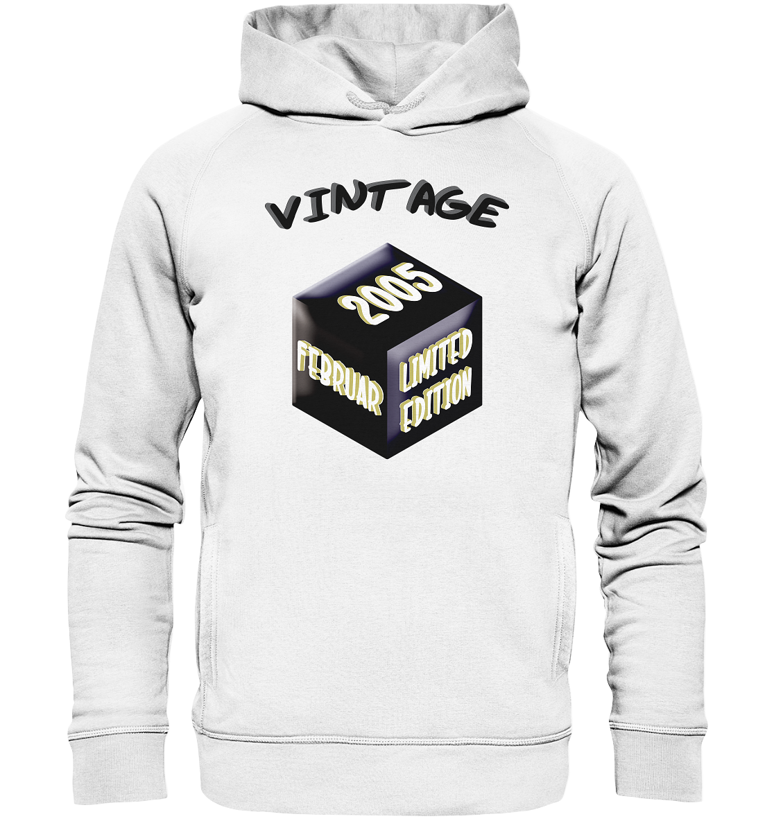 Vintage 2005 FEB Limited Edition, Geschenk zum 18 - Organic Fashion Hoodie