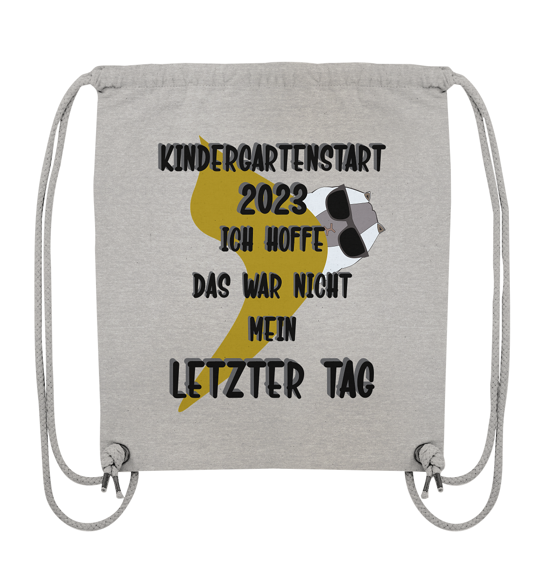 Kindergartenstart 2023, Kiga, Kindergarten  - Organic Gym-Bag