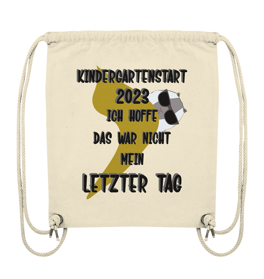 Kindergartenstart 2023, Kiga, Kindergarten  - Organic Gym-Bag