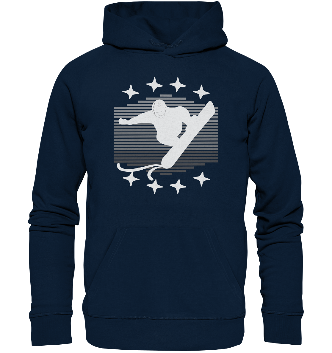 Snowboarder, Apres- Ski, Party danach, Piste - Organic Hoodie