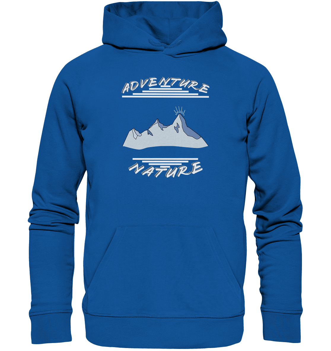 Adventure Nature, Abenteuer Natur, Camping, Geocaching - Organic Hoodie