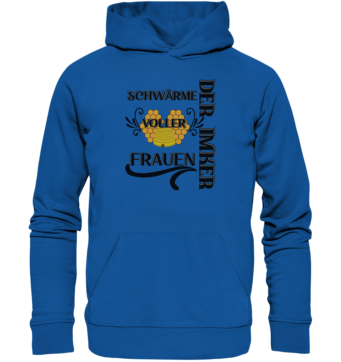 Der Imker, schwärme voller Frauen, Imkerei, Helden, schwarzes Design - Organic Hoodie