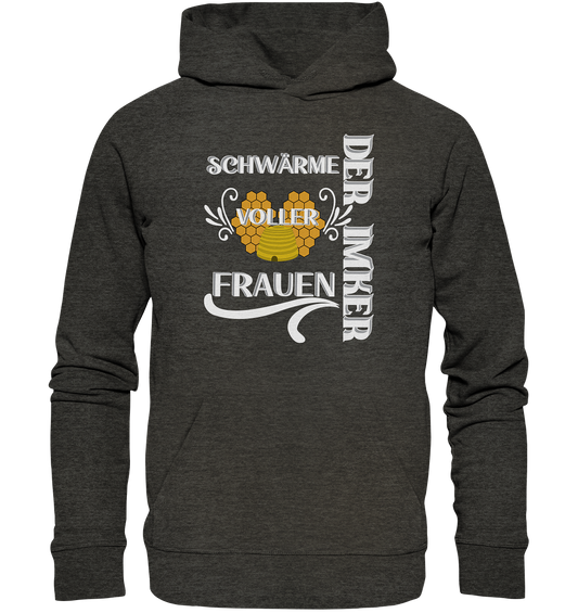 Der Imker, schwärme voller Frauen, Imkerei, Helden, Helles Motiv - Organic Hoodie