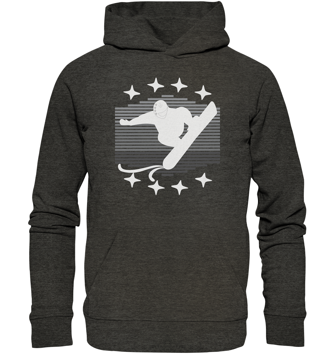 Snowboarder, Apres- Ski, Party danach, Piste - Organic Hoodie