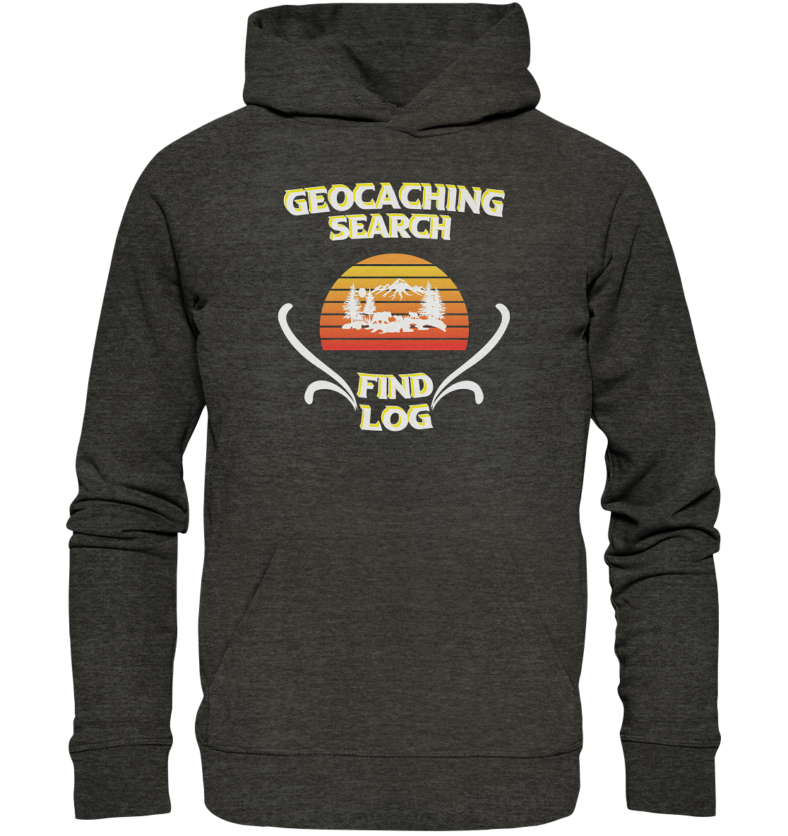 Geocaching, Suchen, Finden und Log, Geocache - Organic Hoodie