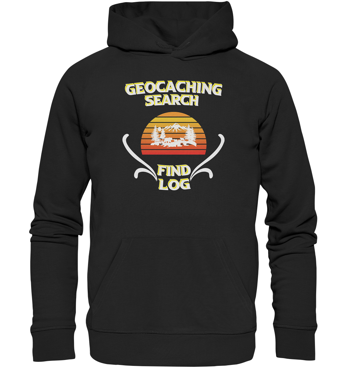 Geocaching, Suchen, Finden und Log, Geocache - Organic Hoodie