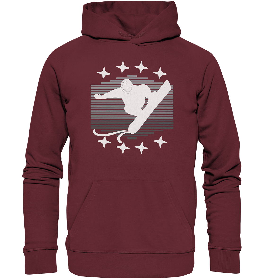 Snowboarder, Apres- Ski, Party danach, Piste - Organic Hoodie