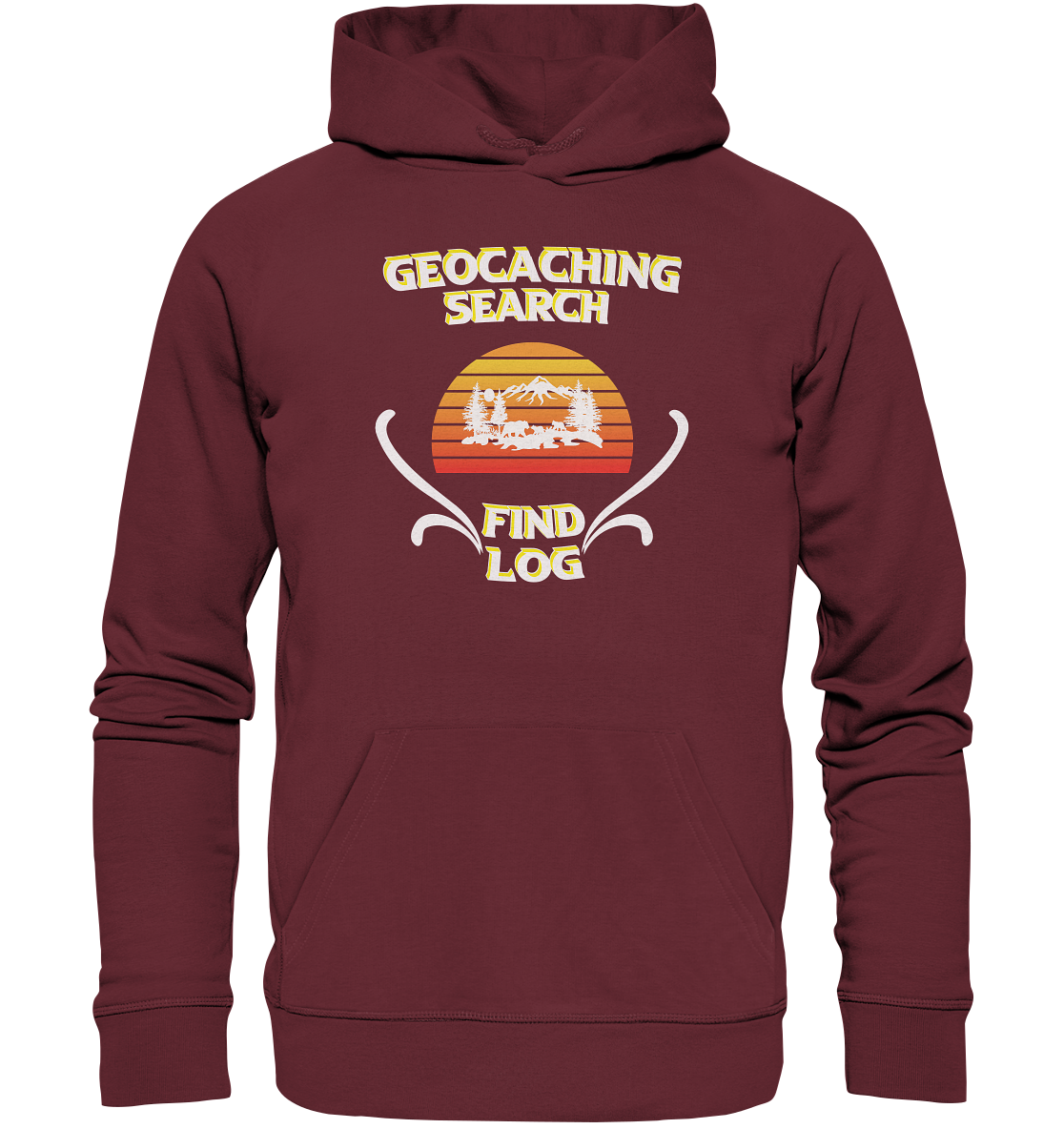 Geocaching, Suchen, Finden und Log, Geocache - Organic Hoodie