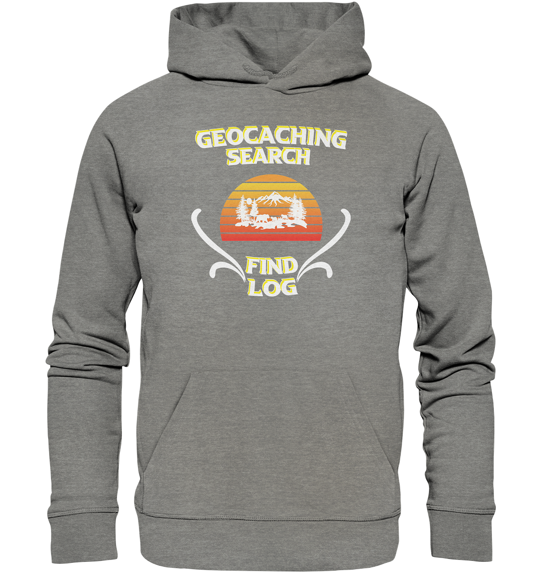 Geocaching, Suchen, Finden und Log, Geocache - Organic Hoodie