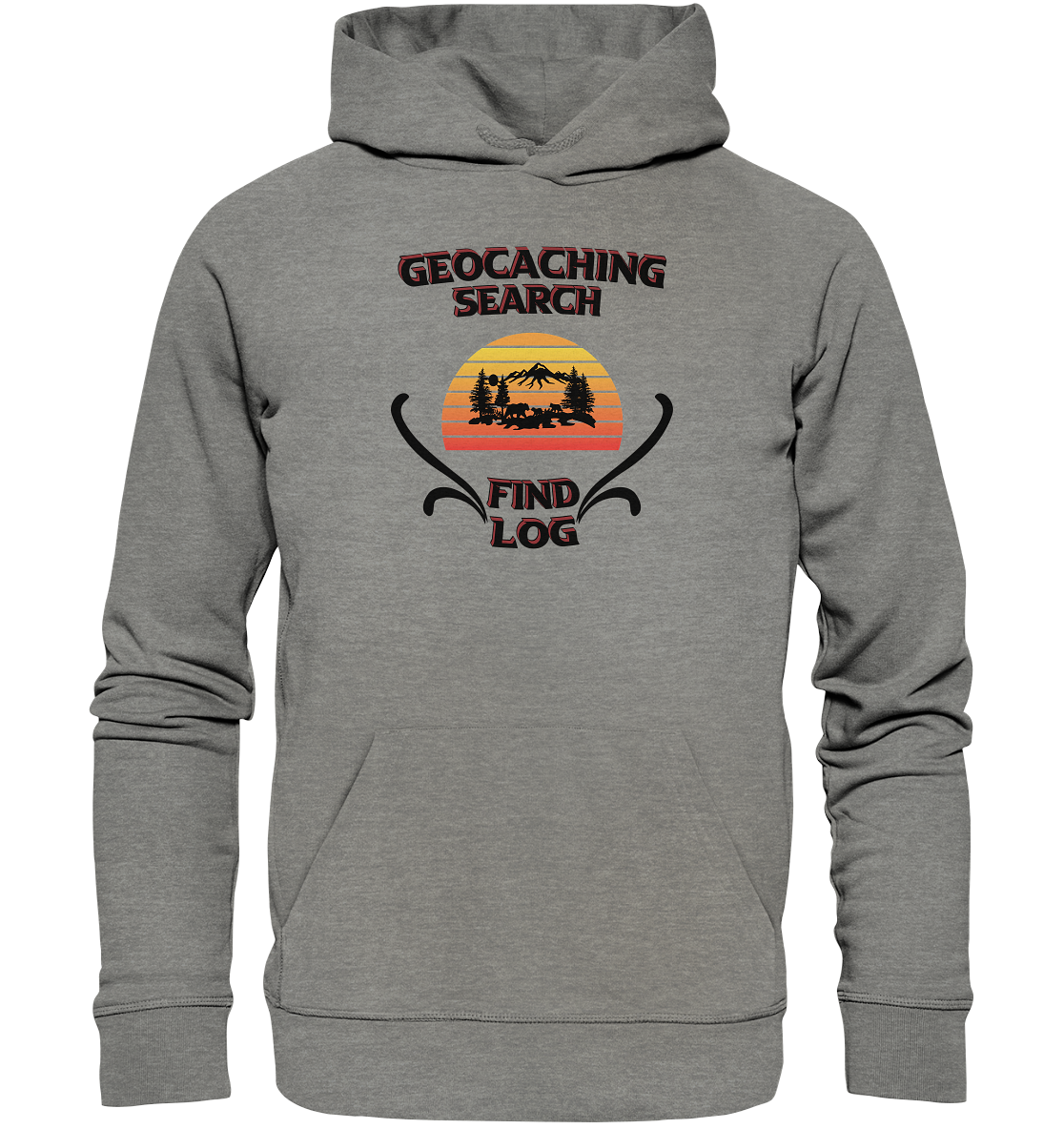 Geocaching, Suchen, Finden und Log, Geocaches - Organic Hoodie