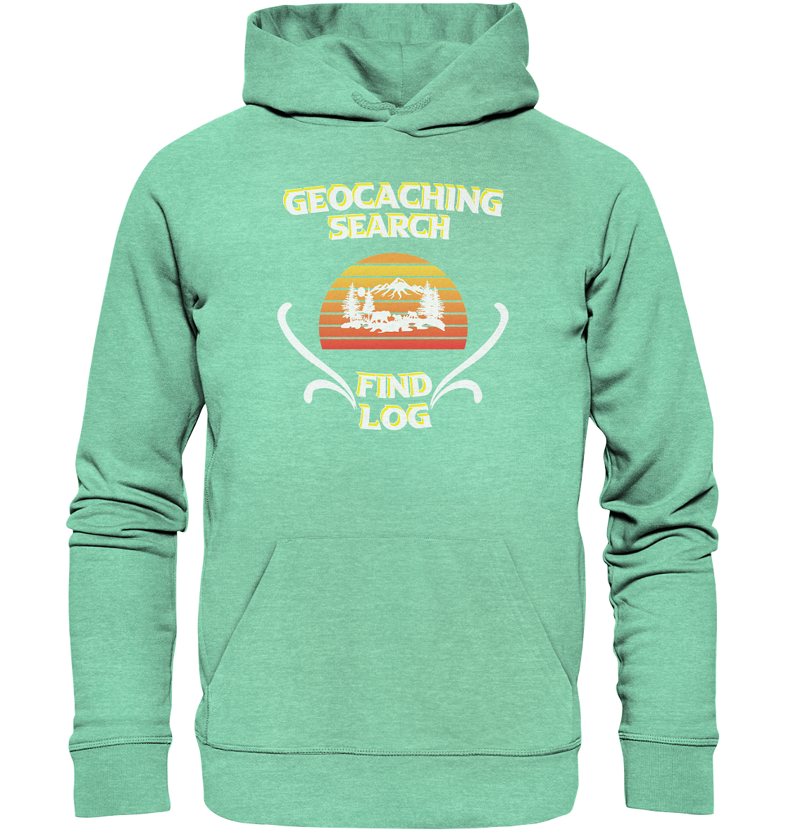 Geocaching, Suchen, Finden und Log, Geocache - Organic Hoodie