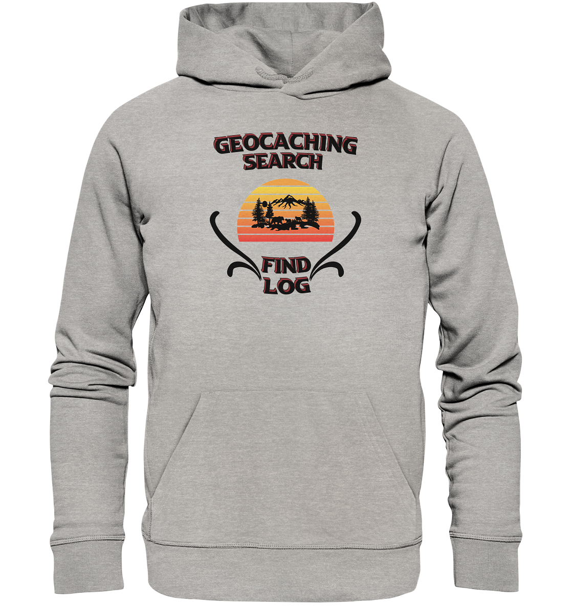 Geocaching, Suchen, Finden und Log, Geocaches - Organic Hoodie