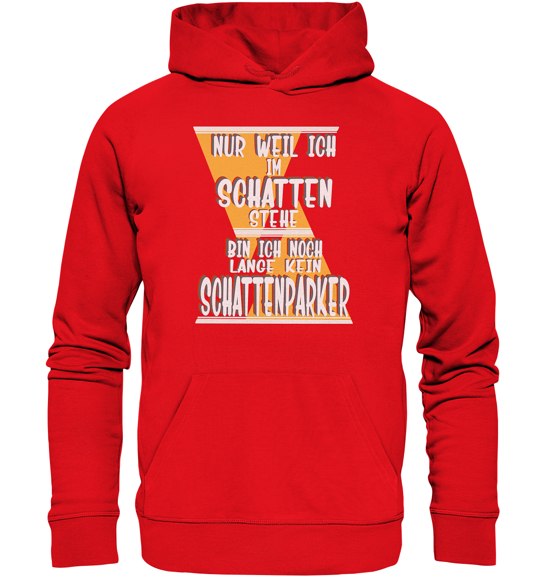 Schattenparker, mein Statement, Helles Design - Organic Hoodie