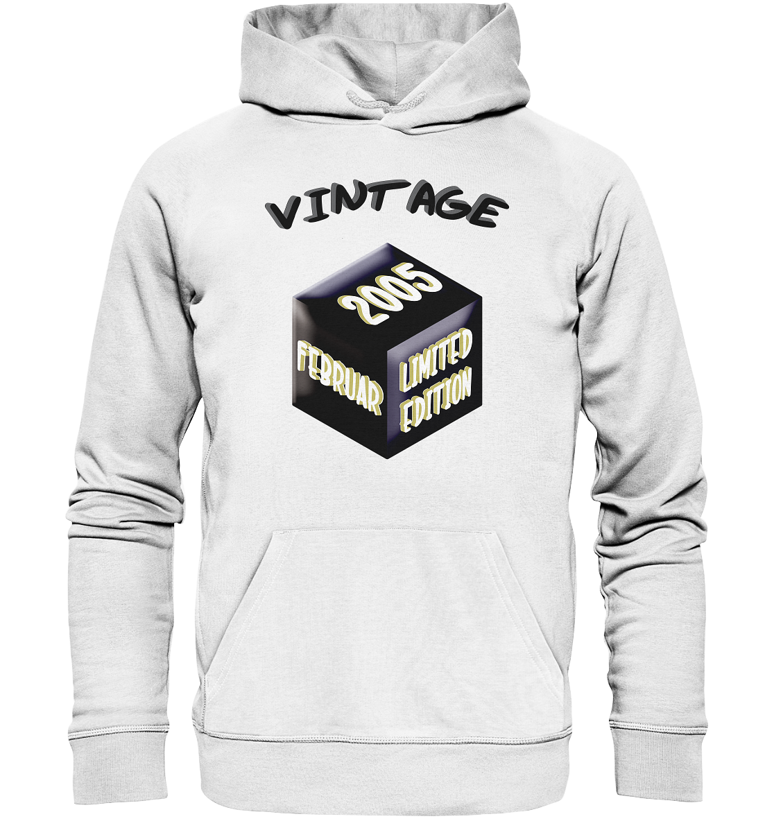 Vintage 2005 FEB Limited Edition, Geschenk zum 18 - Organic Hoodie