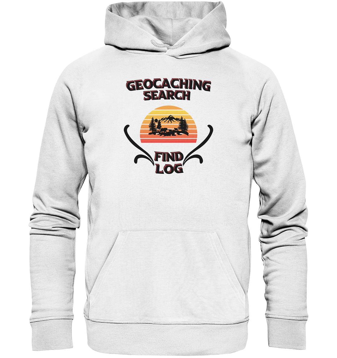 Geocaching, Suchen, Finden und Log, Geocaches - Organic Hoodie