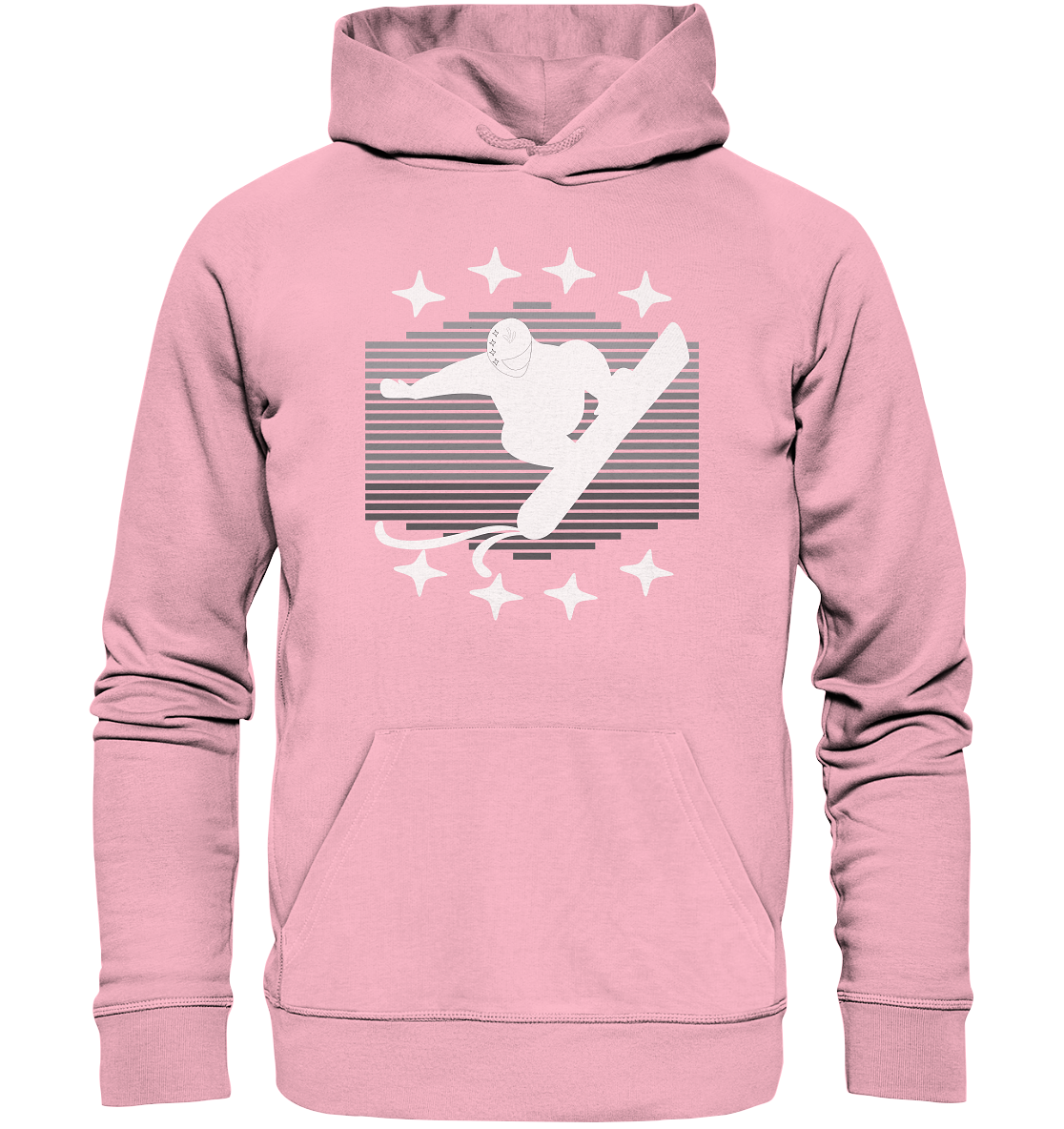 Snowboarder, Apres- Ski, Party danach, Piste - Organic Hoodie