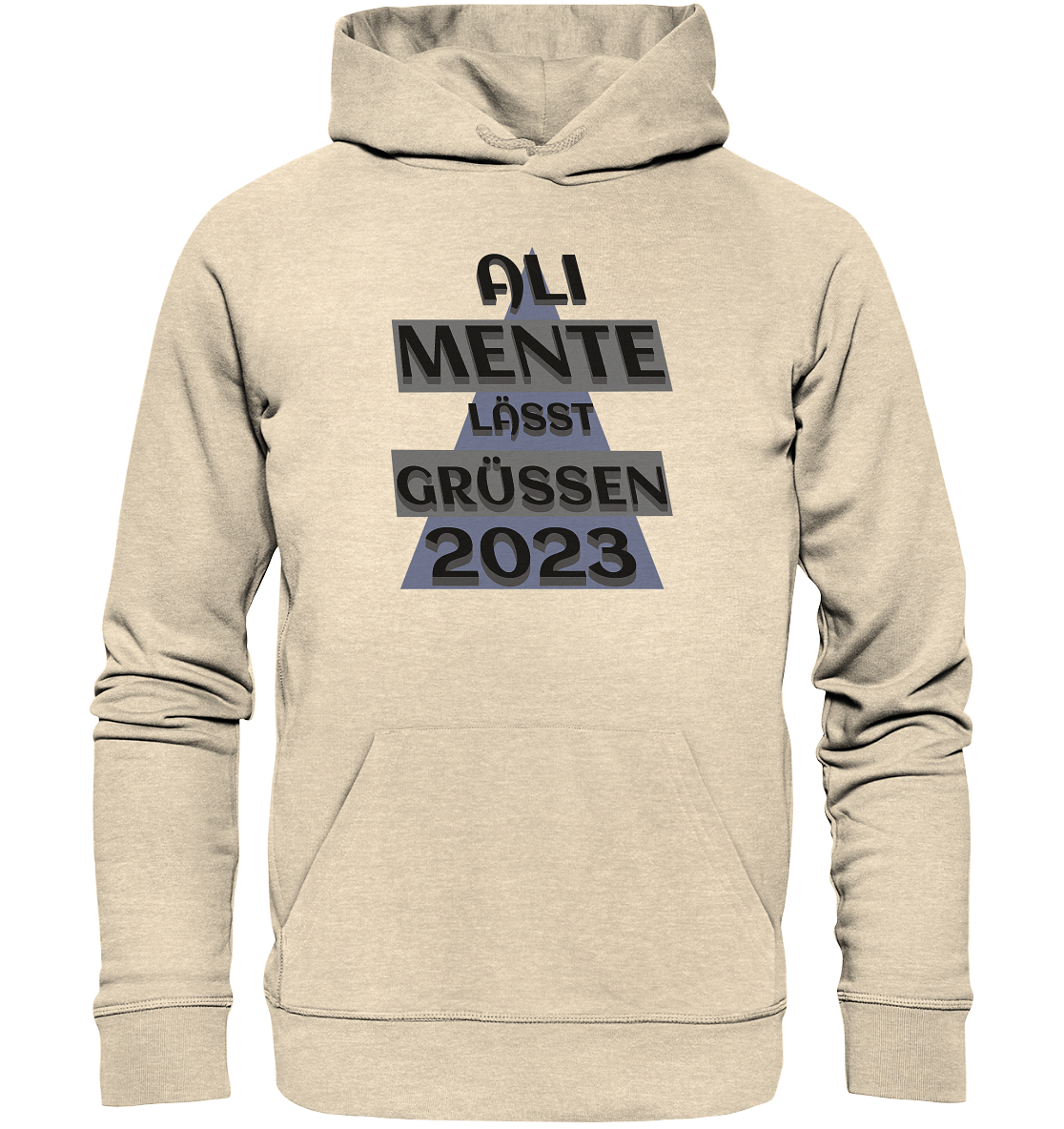 Hoodie- AliMente- cooles Basic für jeden Look- Streetwear Organic Hoodie