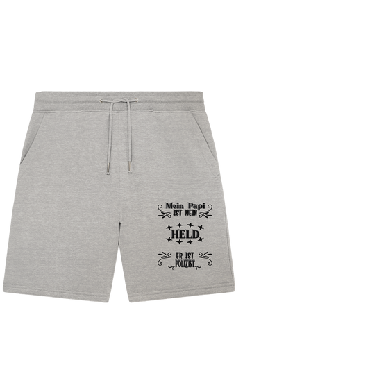 DAS PAPA PROJEKT-MEIN HELD-POLIZIST- Organic Jogger Shorts