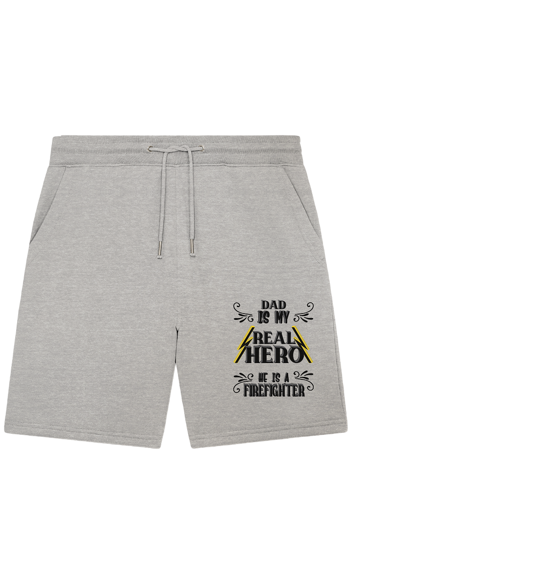My Real Hero, Firefighter Dad - Organic Jogger Shorts