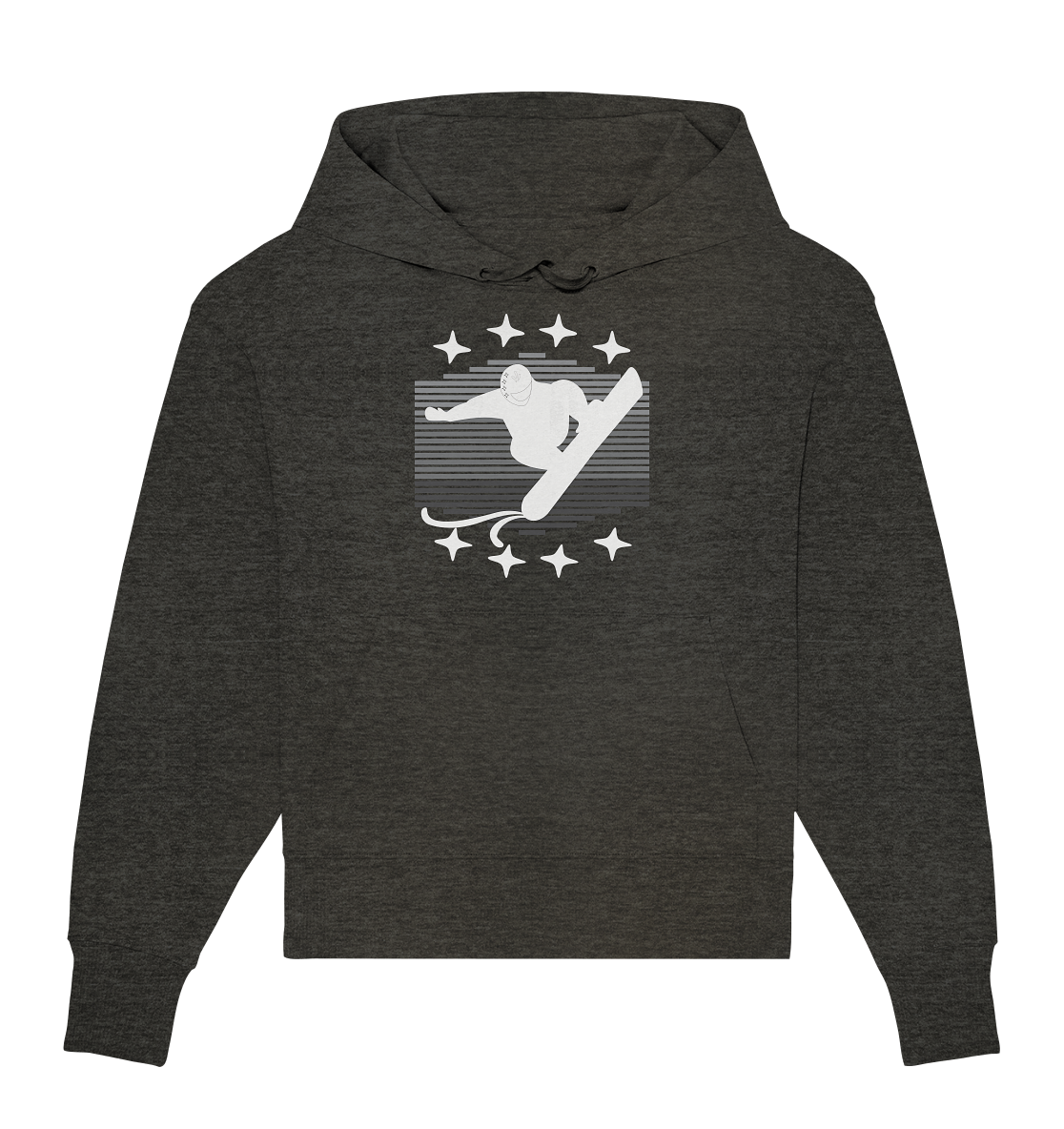 Snowboarder, Apres- Ski, Party danach, Piste - Organic Oversize Hoodie