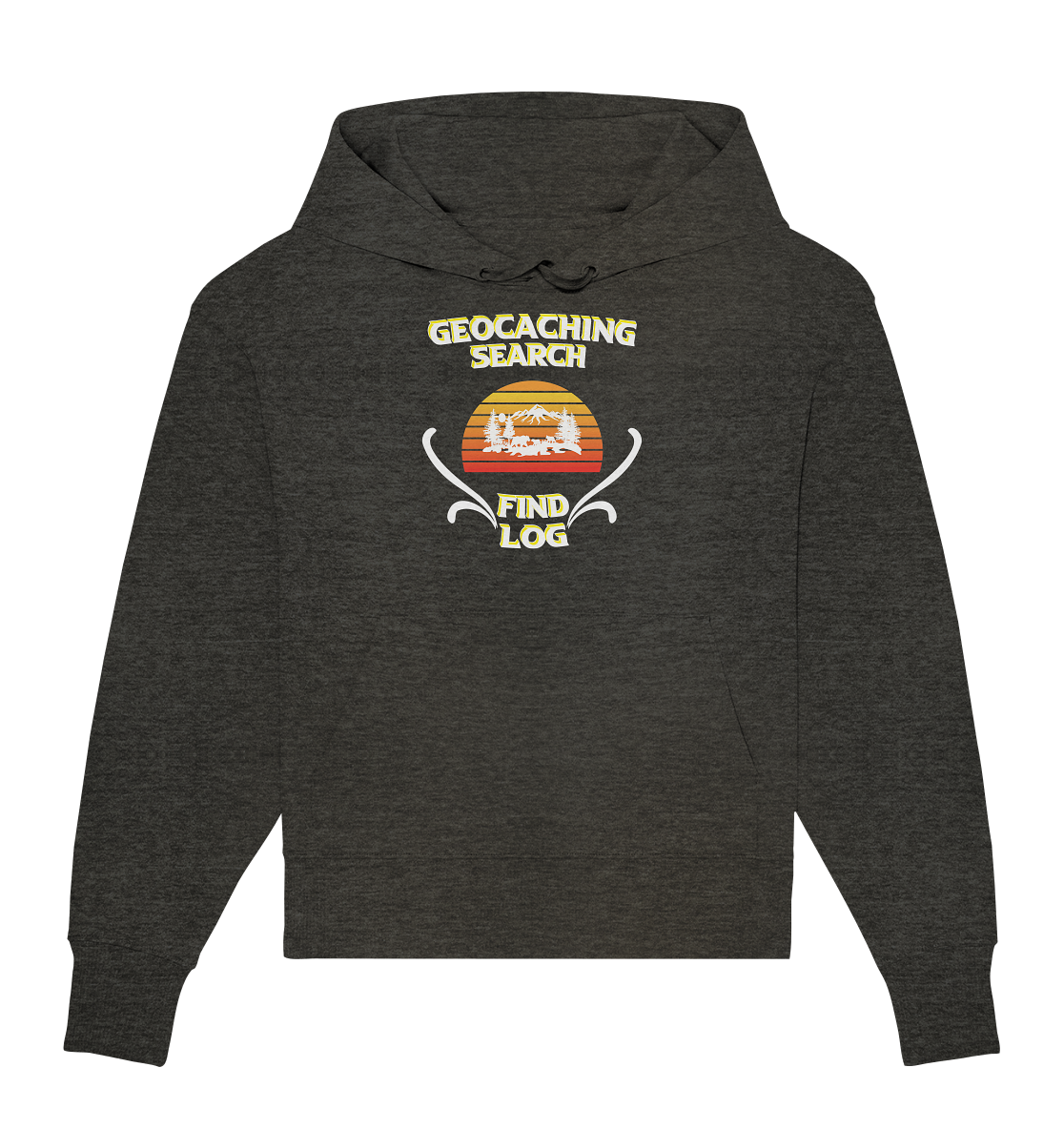 Geocaching, Suchen, Finden und Log, Geocache - Organic Oversize Hoodie