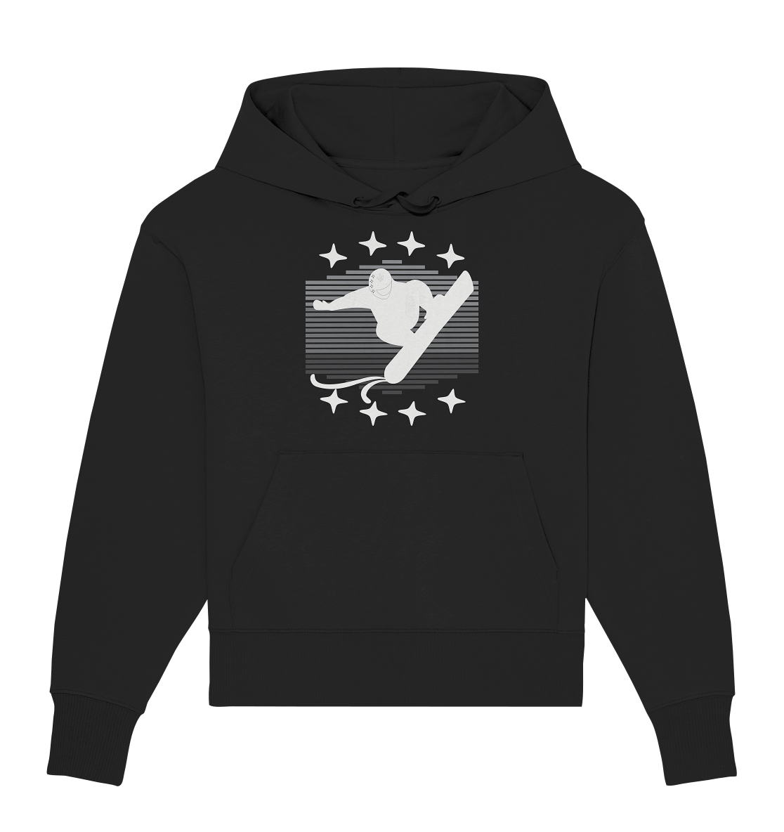 Snowboarder, Apres- Ski, Party danach, Piste - Organic Oversize Hoodie