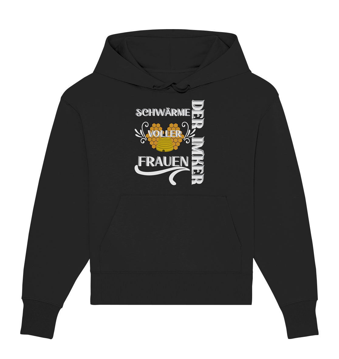 Der Imker, schwärme voller Frauen, Imkerei, Helden, Helles Motiv - Organic Oversize Hoodie