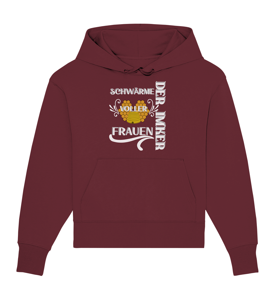Der Imker, schwärme voller Frauen, Imkerei, Helden, Helles Motiv - Organic Oversize Hoodie