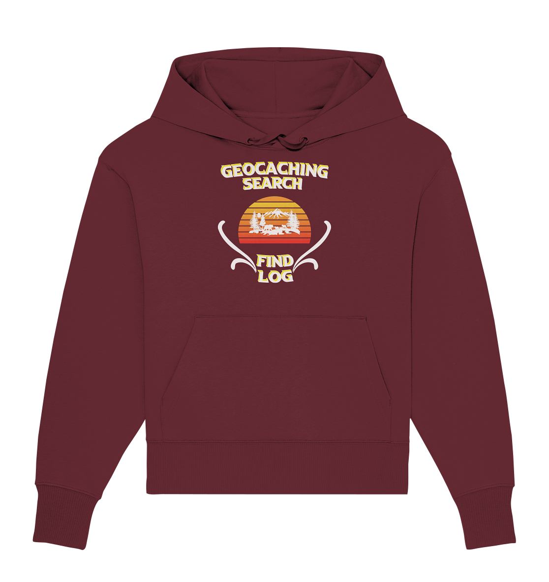 Geocaching, Suchen, Finden und Log, Geocache - Organic Oversize Hoodie