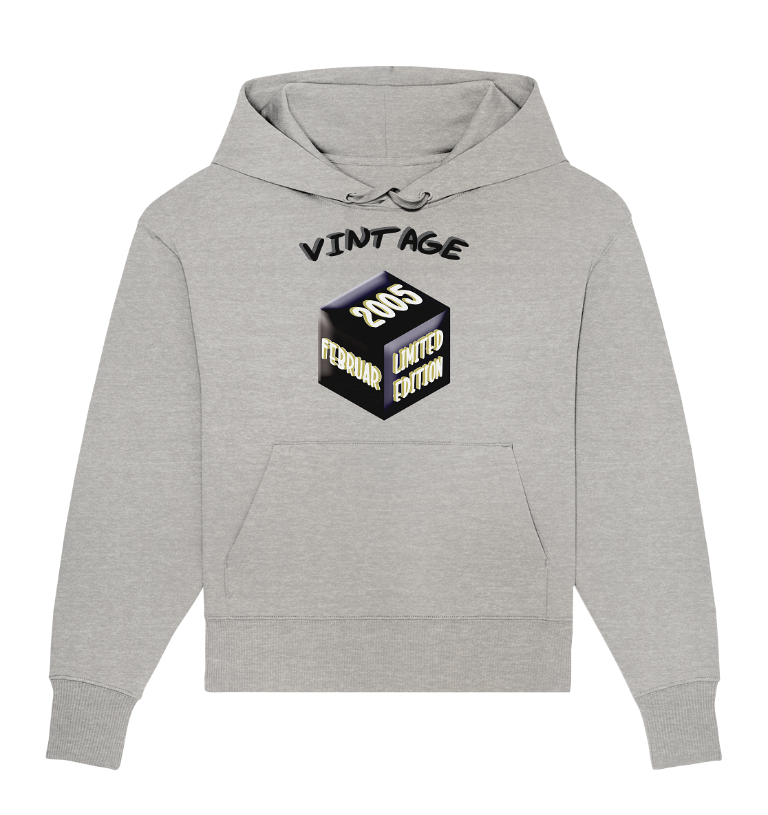 Vintage 2005 FEB Limited Edition, Geschenk zum 18 - Organic Oversize Hoodie